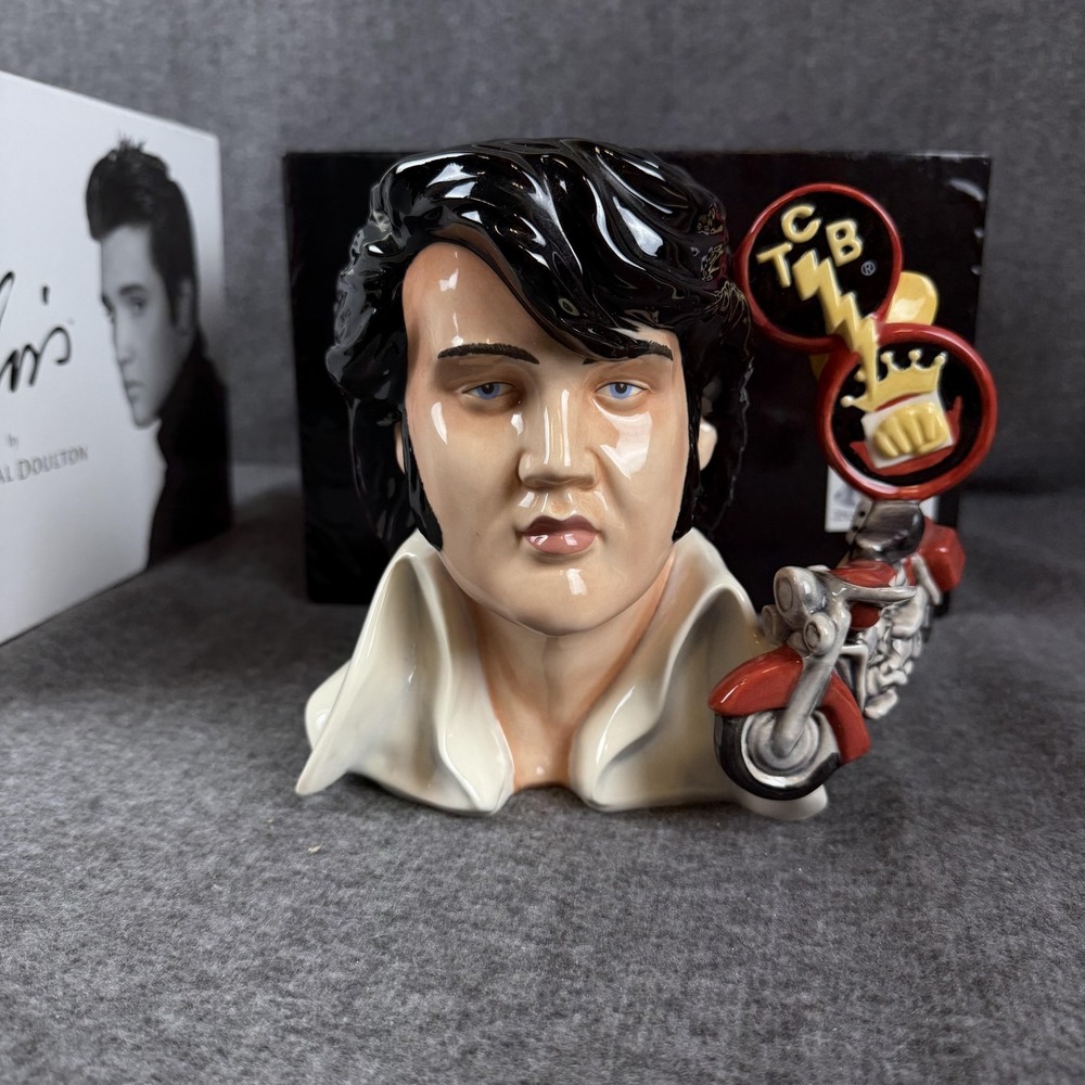 Royal Doulton Elvis Presley Viva Las Vegas TCB Character Jug EP10 Ltd‎ Ed Box